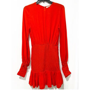 Winter Muse Jasmine Poppy Red Women's Dress 10 NWT
